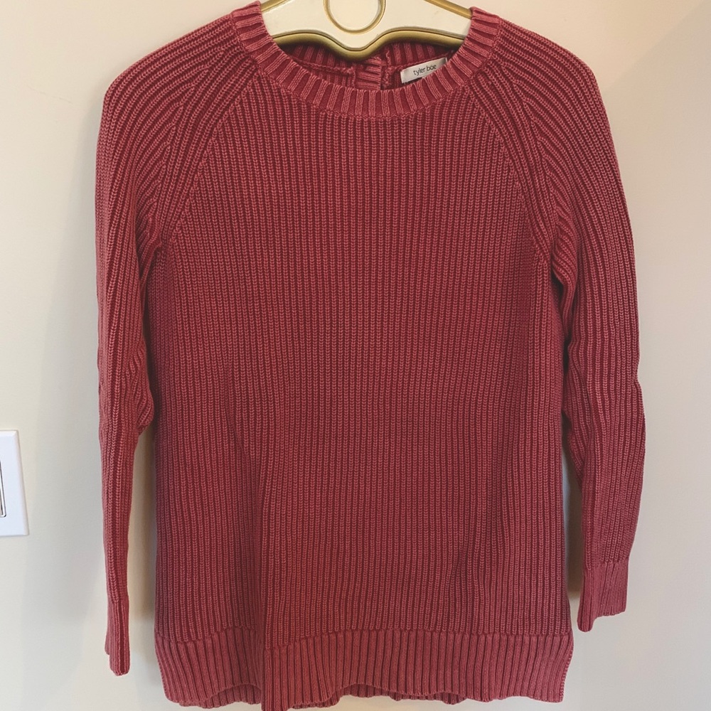 Tyler Boe Mineral Wash Shaker Sweater Small